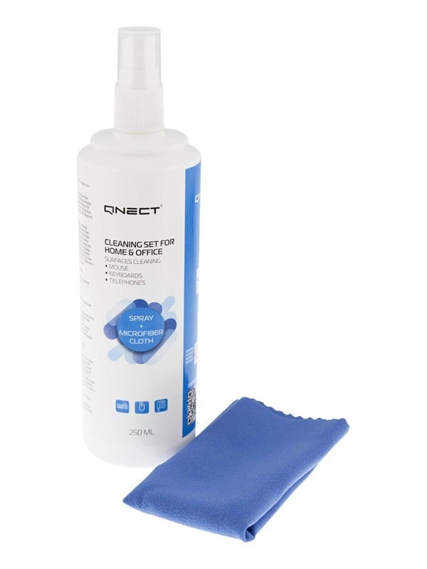 Qnect Office Clean set 250 ml + microfiber