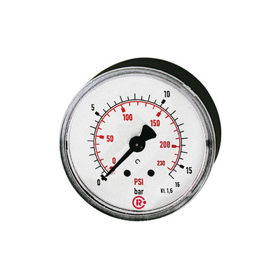 Standardmano, Kunststoff, G 1/4 hinten, 0 - 1,6 bar/23 psi, Ø 63 (213-KD)