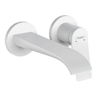 Vivenis - Unterputz-Waschtischarmatur, 2-Loch Installation, EcoSmart, weiß matt 75050700 - Hansgrohe