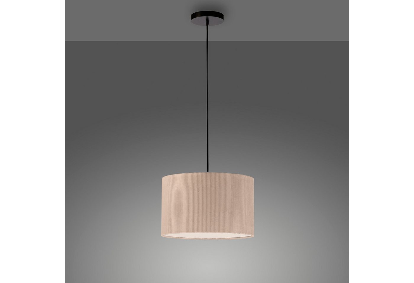 JUST LIGHT Pendelleuchte GREEN DURO, Ein-/Ausschalter, Leuchtmittel wechselbar, Warmweiß, ExklusiveE27