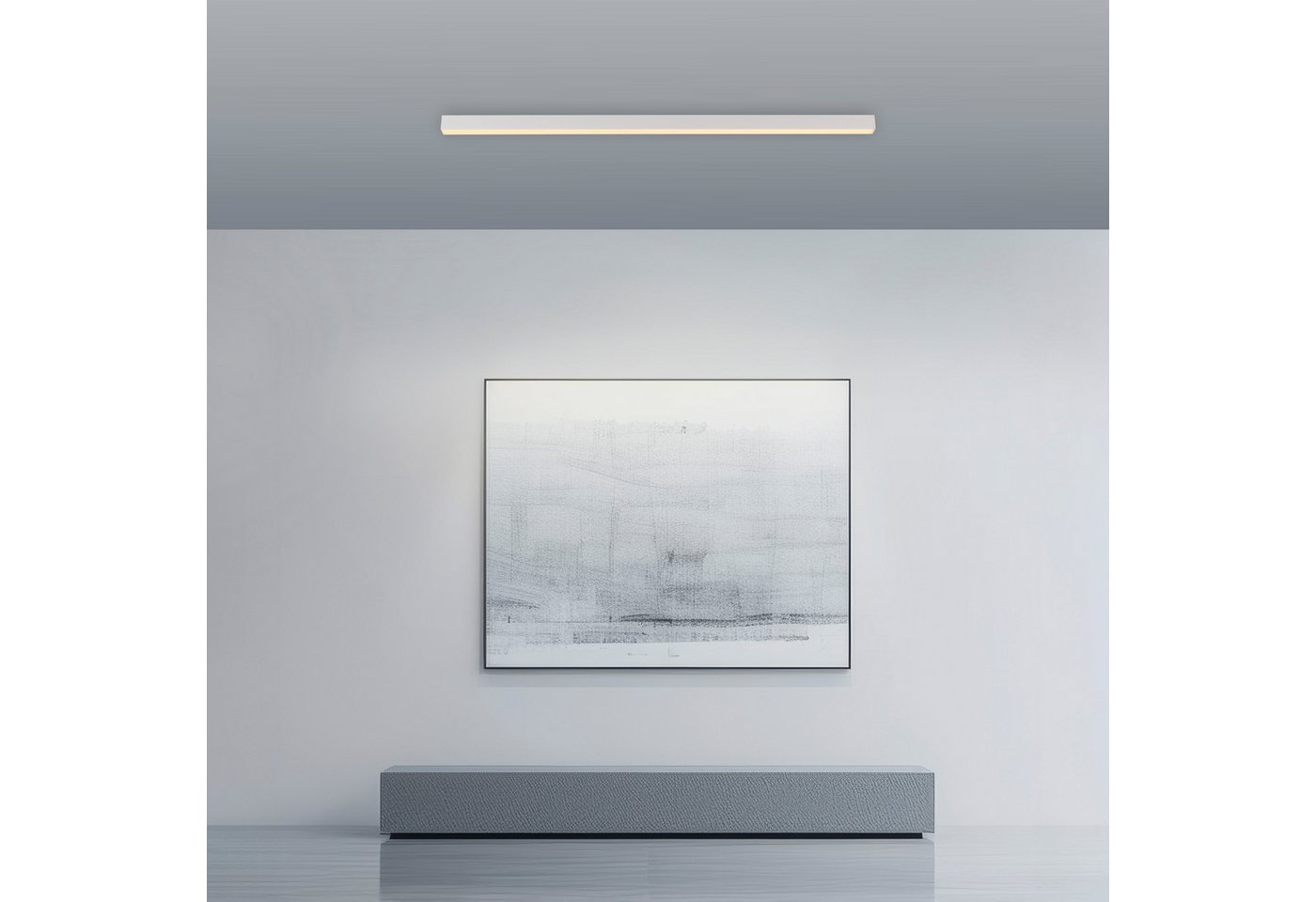 Neuhaus PURE LED Deckenleuchte PURE Lines Straight, CCT - über Fernbedienung, LED fest integriert, warmweiß - kaltweiß, Dimmbar über Fernbedienung, CCT, Memoryfunktion Bild 5