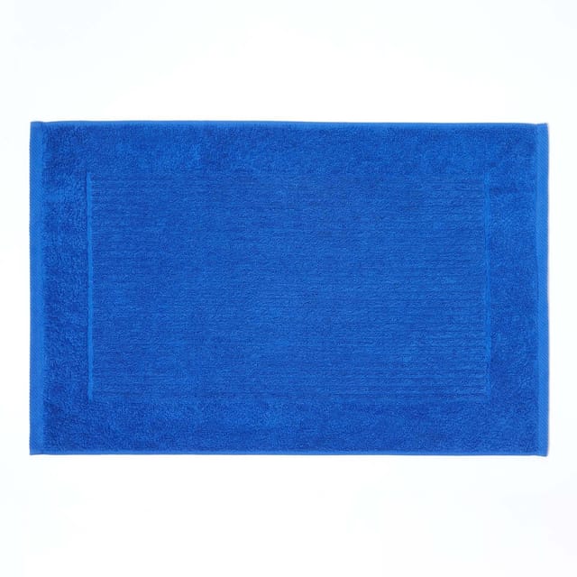 Imperial Badematte 100% Baumwolle, marineblau - Homescapes