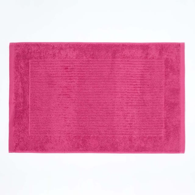 Imperial Badematte 100% Baumwolle, himbeere - Homescapes