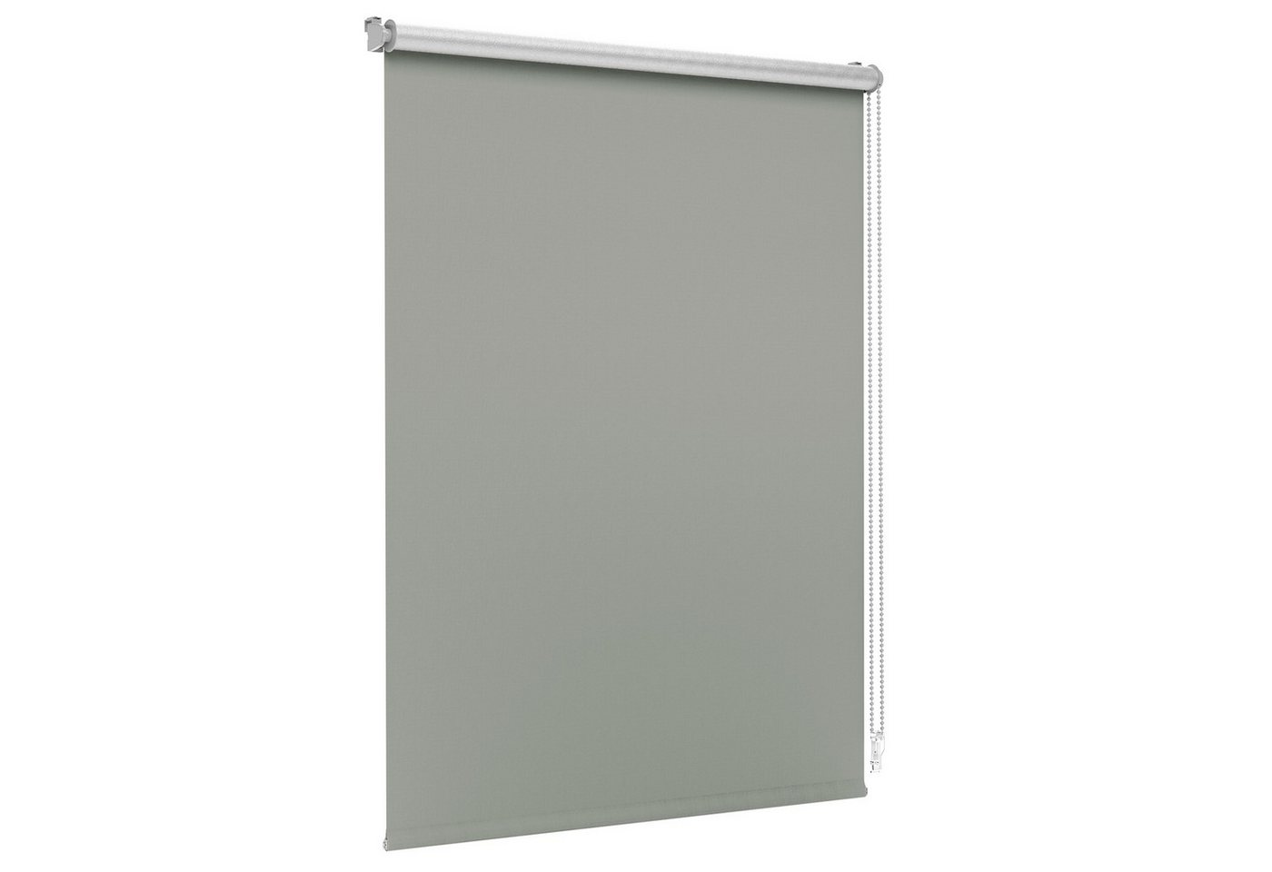 Verdunklungsrollo Thermorollo, 30 x 130 cm, dunkelgrau [Stoffbreite 26,6 cm], jalousiescout, verdunkelnd, ohne Bohren, freihängend, Klemmfix, Thermo-Rollo Vollverdunkelnd Thermo-Beschichtung, energiesparend Bild 2
