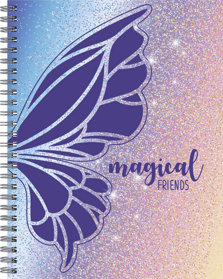 BRUNNEN Tagebuch Freundebuch Magic Butterfly Bild 2