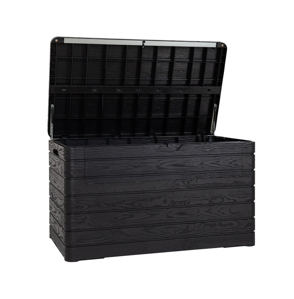 Koll Living Gartenbox Nora 970 Liter aus Kunststoff, 147 x 83 x 85 cm, mit Frontklappe, abschließbar, mit Gasdruckfedern Bild 3