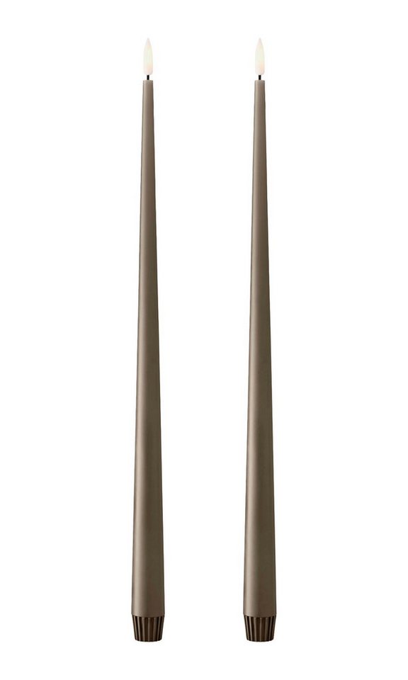 ester & erik LED-Kerze Ester & Erik LED Spitzkerze 40 cm 2er Set