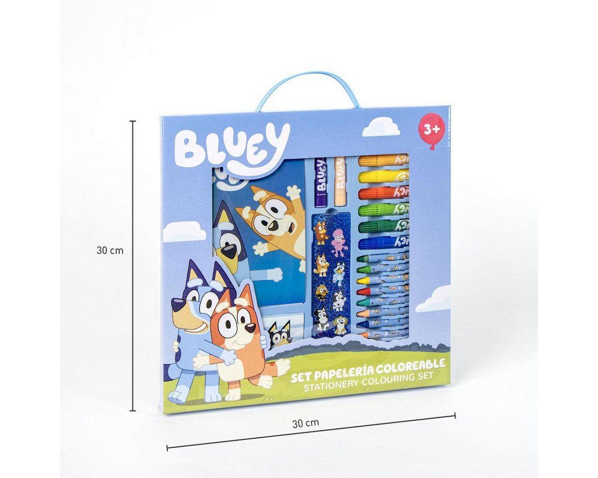 Bluey Farbkasten Kinder Ausmalset Malset Kreativset für Beschäftigungsspielzeug Bild 3