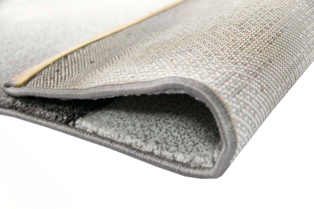 Carpetia Teppich Moderner Teppich Kurzflor Wohnzimmerteppich grau schwarz weiss, rechteckig, Höhe: 13 mm Bild 3