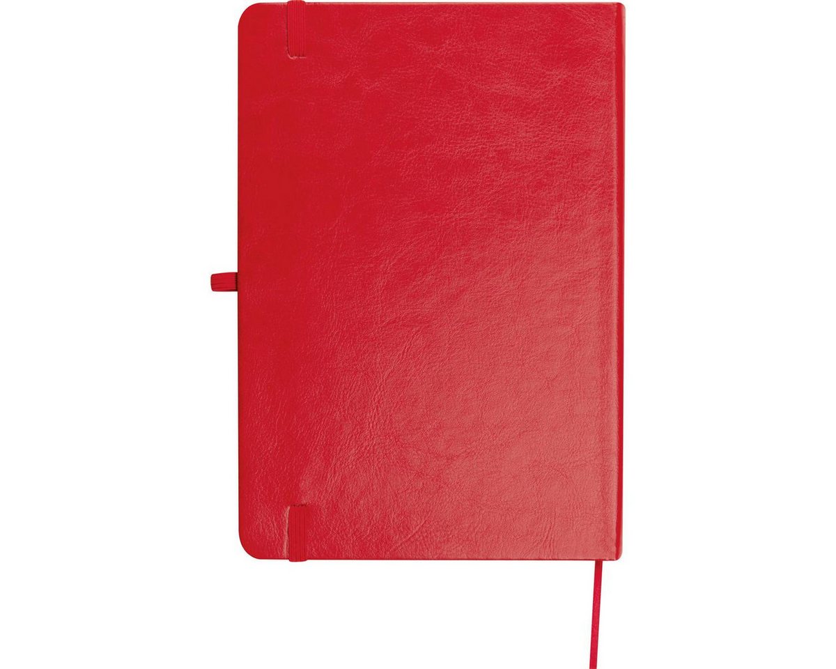 Macma Notizbuch Notizbuch / Cover aus recyceltem PU / DIN A5 / 192 Seiten / Farbe: rot Bild 3
