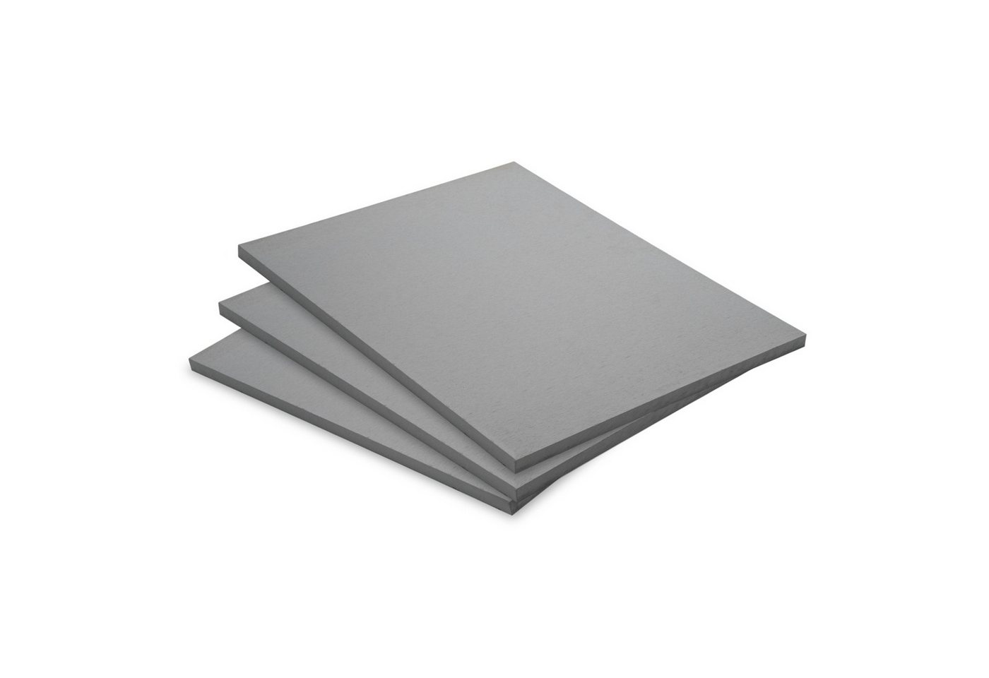 Feuerfest 123 GmbH Dämmplatte Kalziumsilikatplatten 3er Set 500x300x60 mm, (3er-Set), niedrige Wärmeleitfähigkeit, hitzebeständig bis 1.000 °C