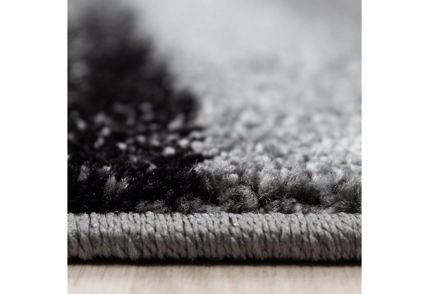 SIMPEX24 Teppich Ombre Design, Läufer, Höhe: 11 mm, Kurzflor Teppich Wohnzimmer Ombre Design Teppich im Modern Stil Bild 4