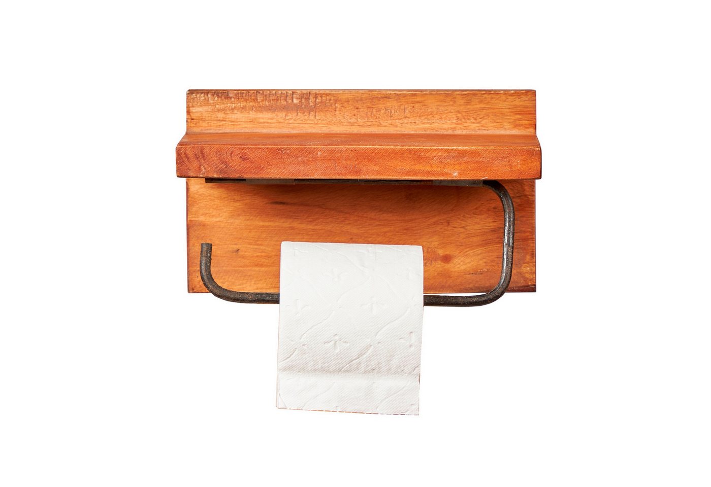 DESIGN DELIGHTS Toilettenpapierhalter TEAK TOILETTENROLLENHALTER "SLEEKI
