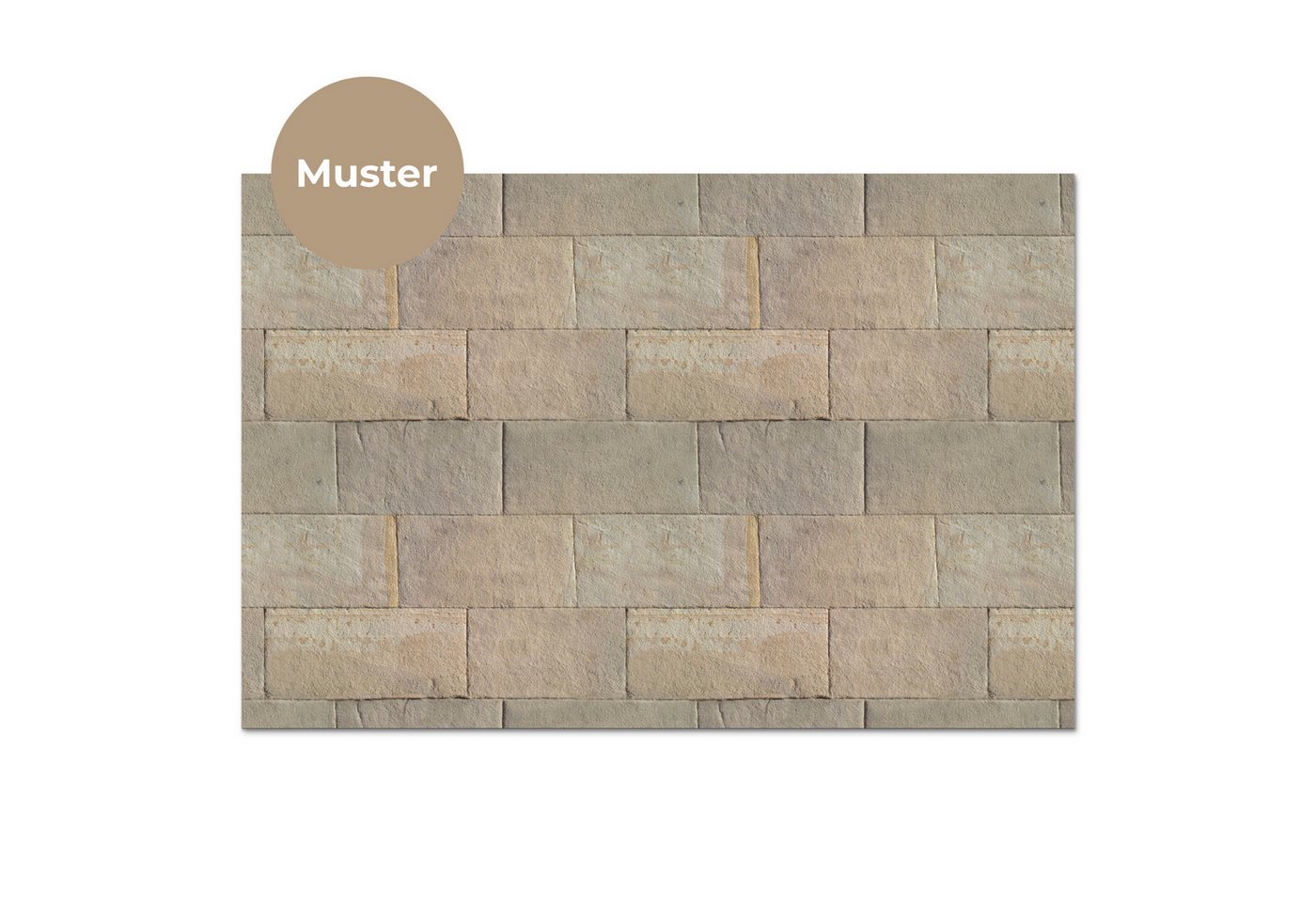 KitchenYeah Küchenrückwand Muster selbstklebend (keine Folie) Blaustein - Sandstein - Gelb, (1-tlg), Spritzschutz, Küche, Rückwand, Küchenwand, Küchenfront, 30x20 cm Bild 3