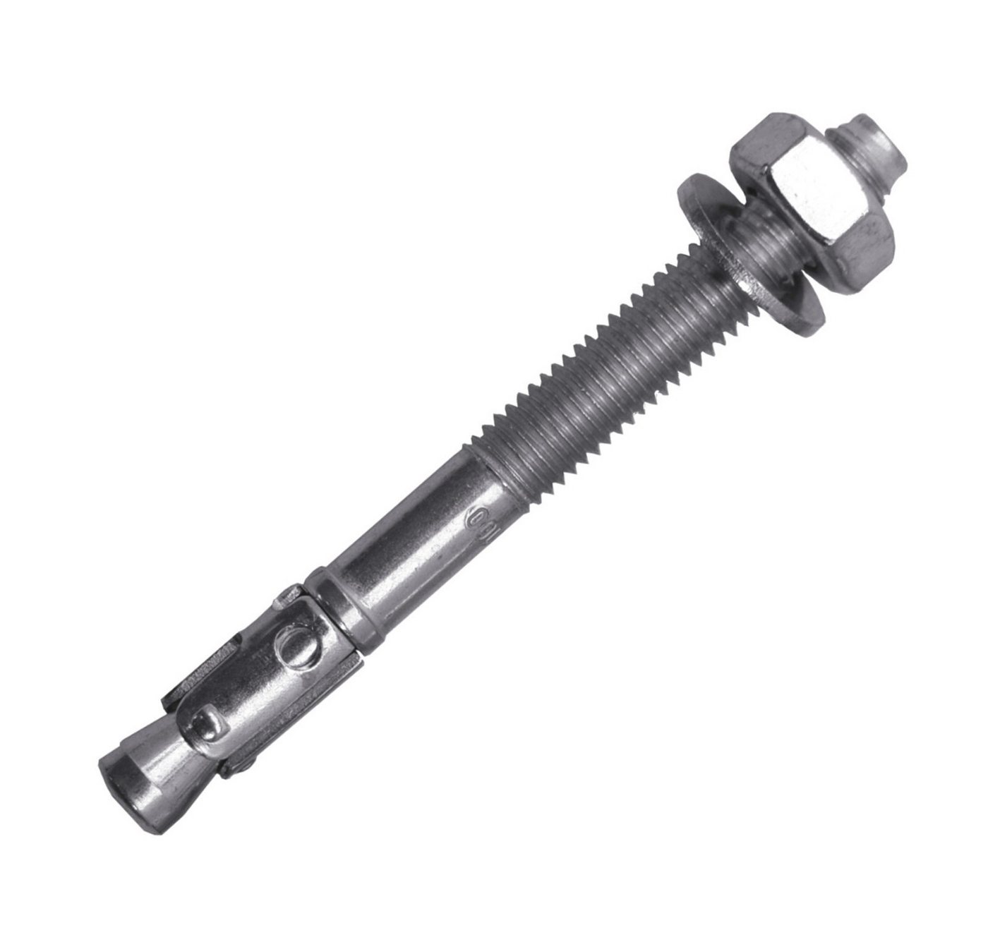 WPC Profi Zaunschraube Keilanker / Dübel M10 verzinkt für Pfostenträger Systemzaun 100 mm, (Sparset-10, 10 St) Bild 4