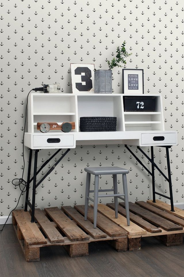 ESTAhome Mustertapete Anker Bild 3