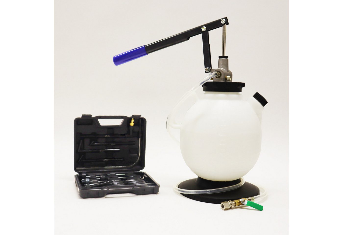 Bituxx Ölabsaugpumpe Bituxx Getriebeöl Einfüllgerät mit Handpumpe 7.5L (MS-19595), robuste Handpumpe Bild 5