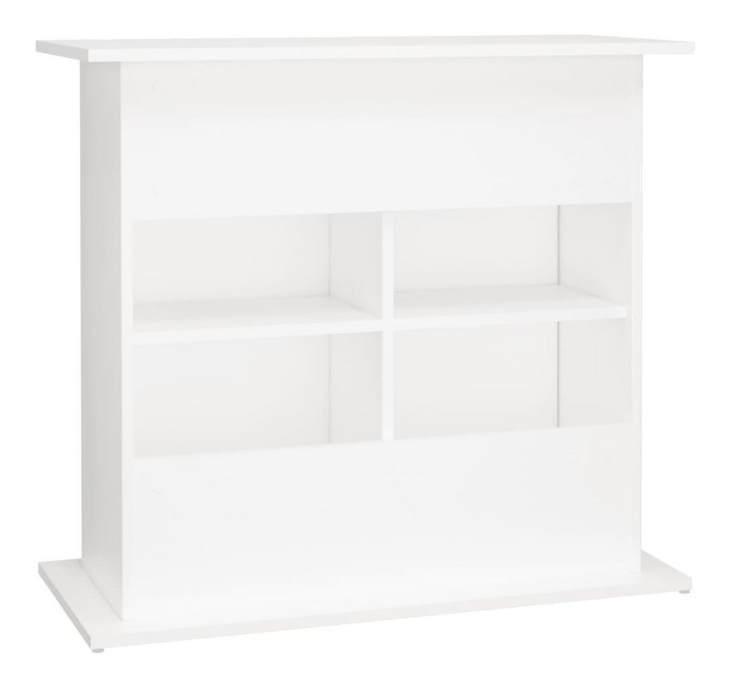 furnicato Aquariumunterschrank Aquariumständer 81x36x73 cm Weiß Aquariumschrank mit 4 Türen und viel Stauraum für dein Zubehör