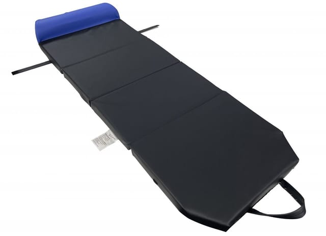 Trendline - Werkstattmatte 120 x 43,5 x 3,5 cm (LxBxH) schwarz blau faltbar