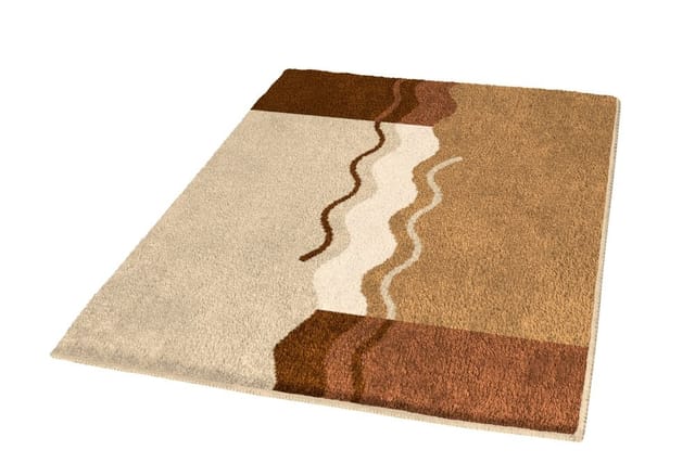 Kleine Wolke Badteppich Vanessa rehbraun, 70 x 120 cm Badteppich