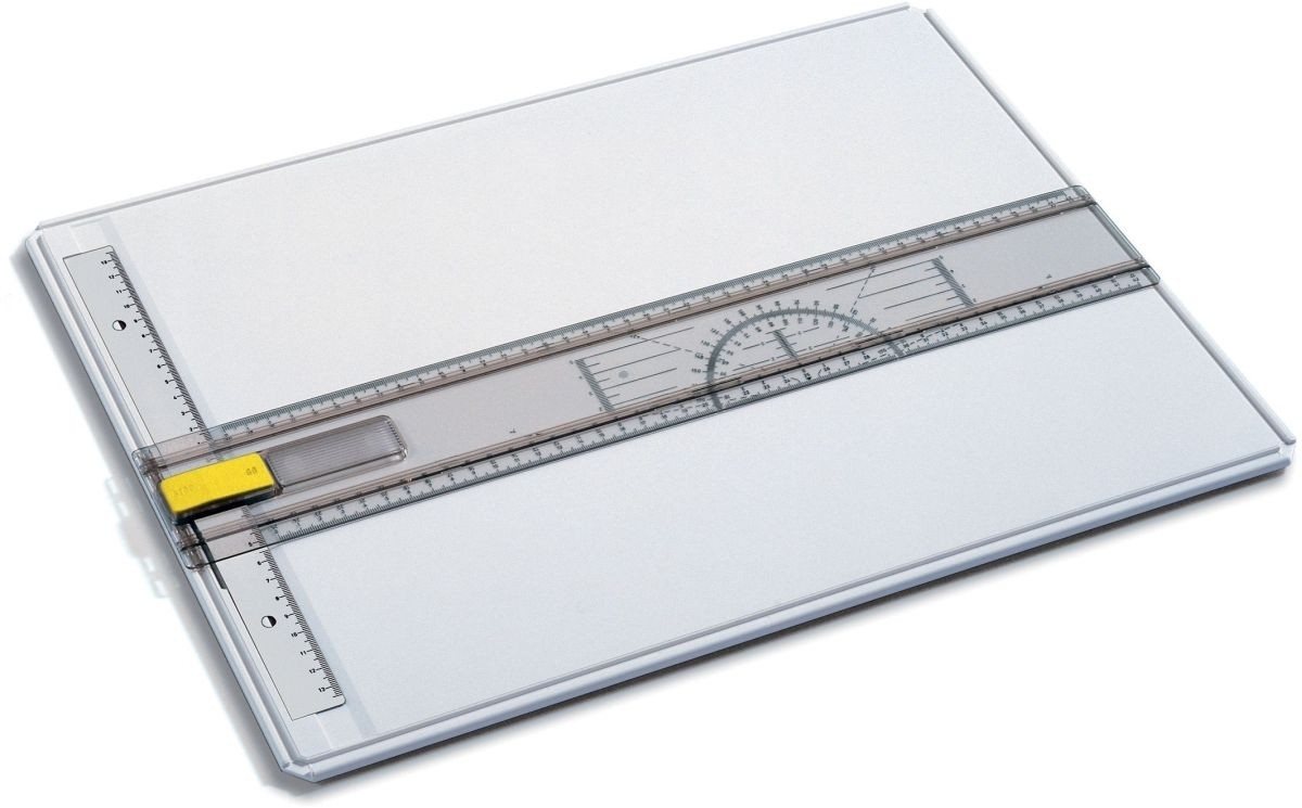 ARISTO Zeichenschablone Zeichenplatte Economy-Board A3 schlagfester Kunststoff grau Bild 2