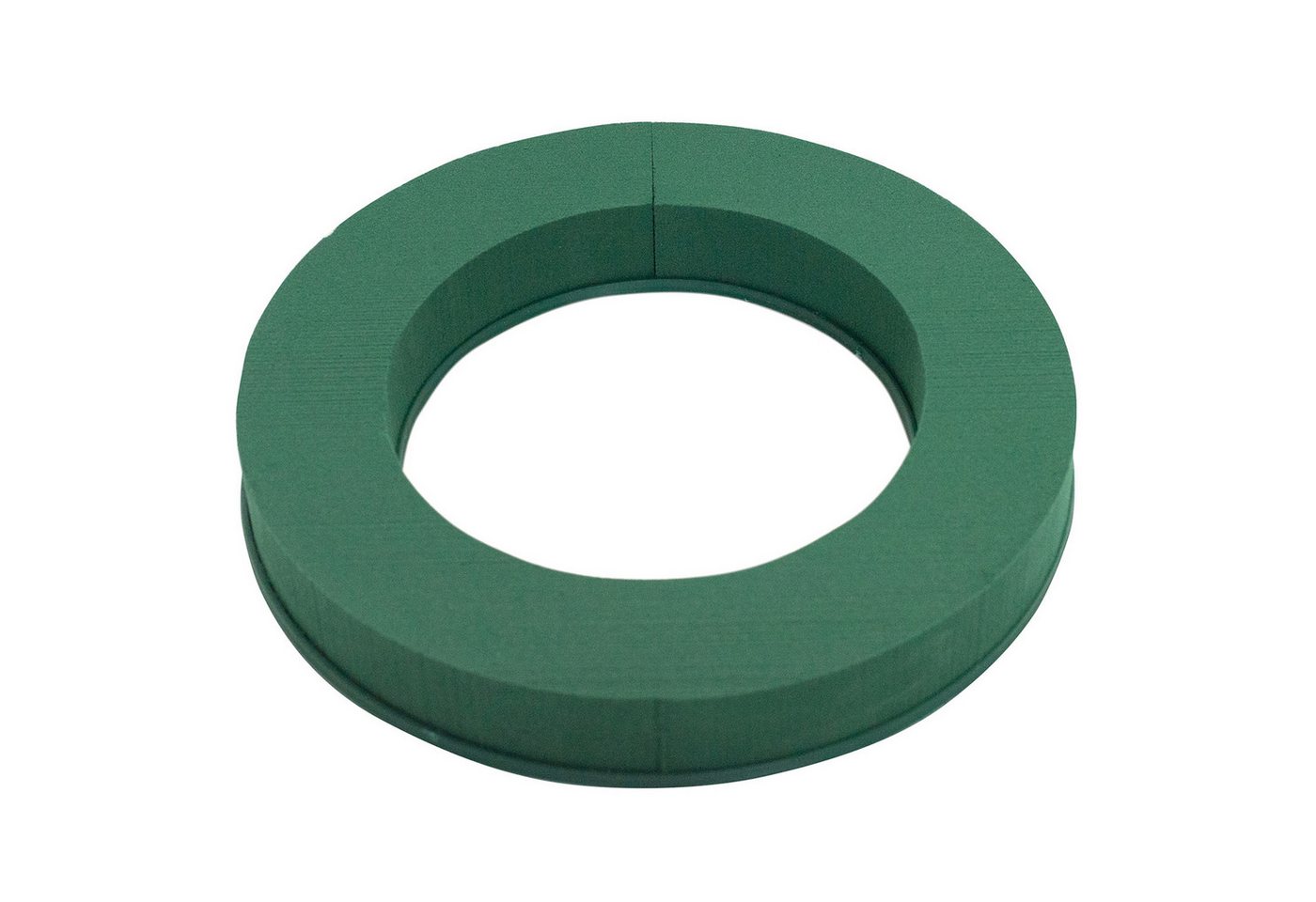 Creativery Bastelmoos, Nass Steckschaum Kranz 30cm mit ringförmiger Plastikunterlage 1 Stück Bild 2