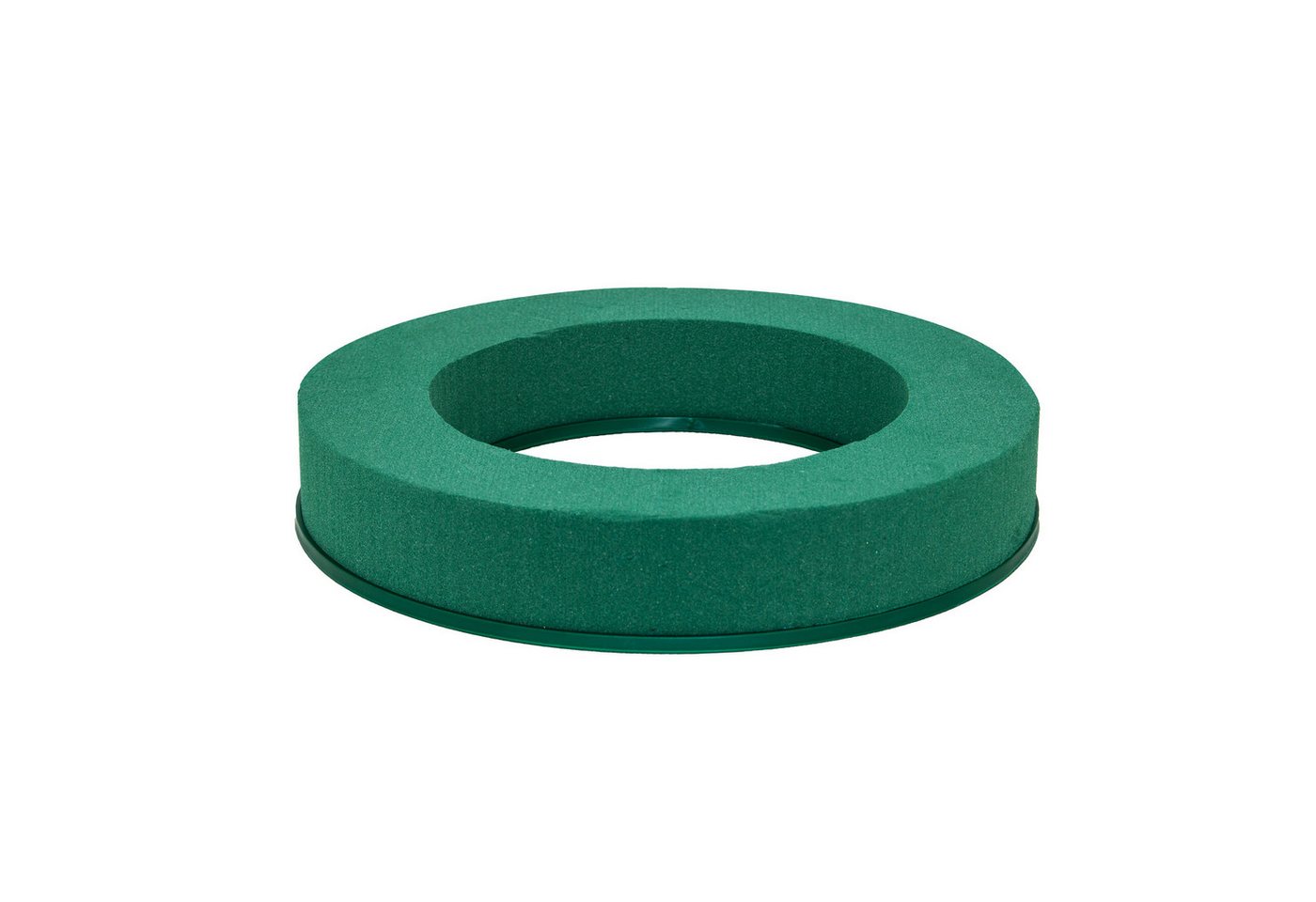 Creativery Bastelmoos, Nass Steckschaum Kranz 30cm mit ringförmiger Plastikunterlage 1 Stück Bild 4
