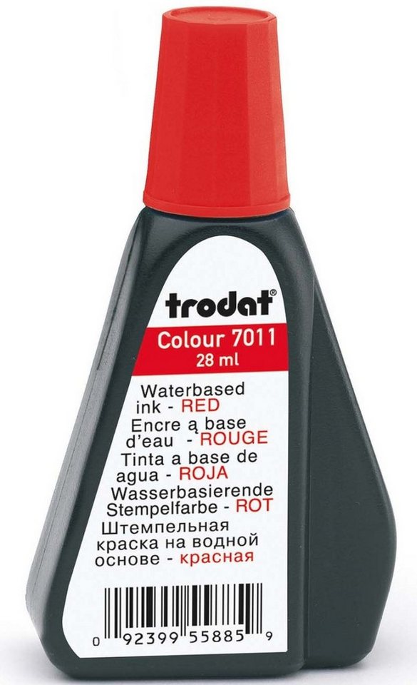 TRODAT Stempel Stempelfarbe ohne Öl 28ml rot