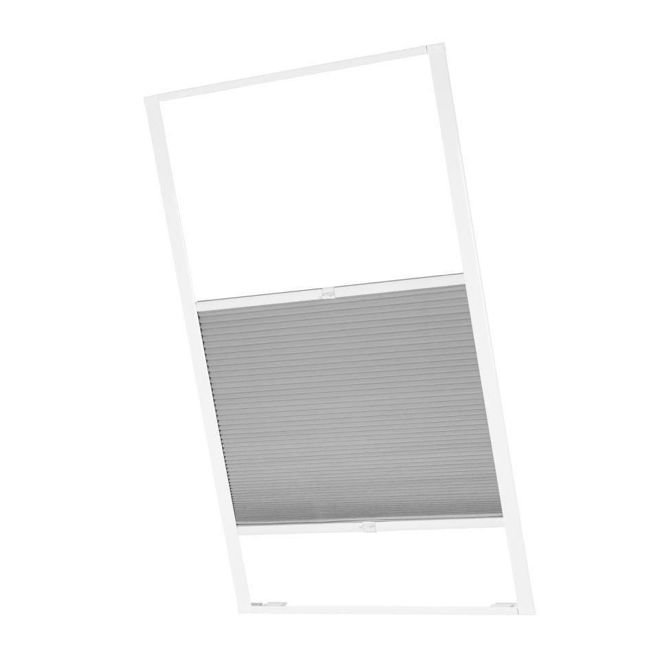 ventanara Dachfensterplissee Dachfenster passend für Velux Fenster Grau PK10 Bild 4