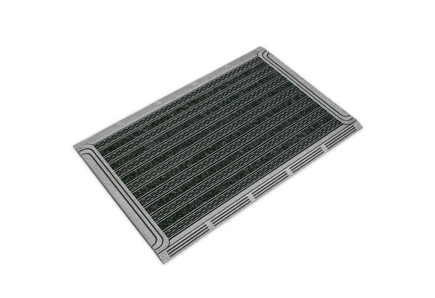 Metzker® Fußmatte Fußabtreter Fußmatte Eingangsmatte für Innen und Aussen, Rechteckig Grid Bild 3
