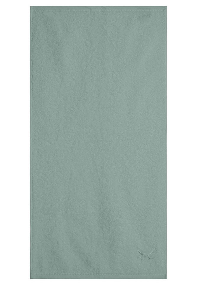Sansibar Sylt Badetuch Badetuch, Saunatuch „Classic“, 90x180 cm, hochwertiger Sansibar Säbel-Stickerei, hautfreundlich, pflegeleicht Bild 2