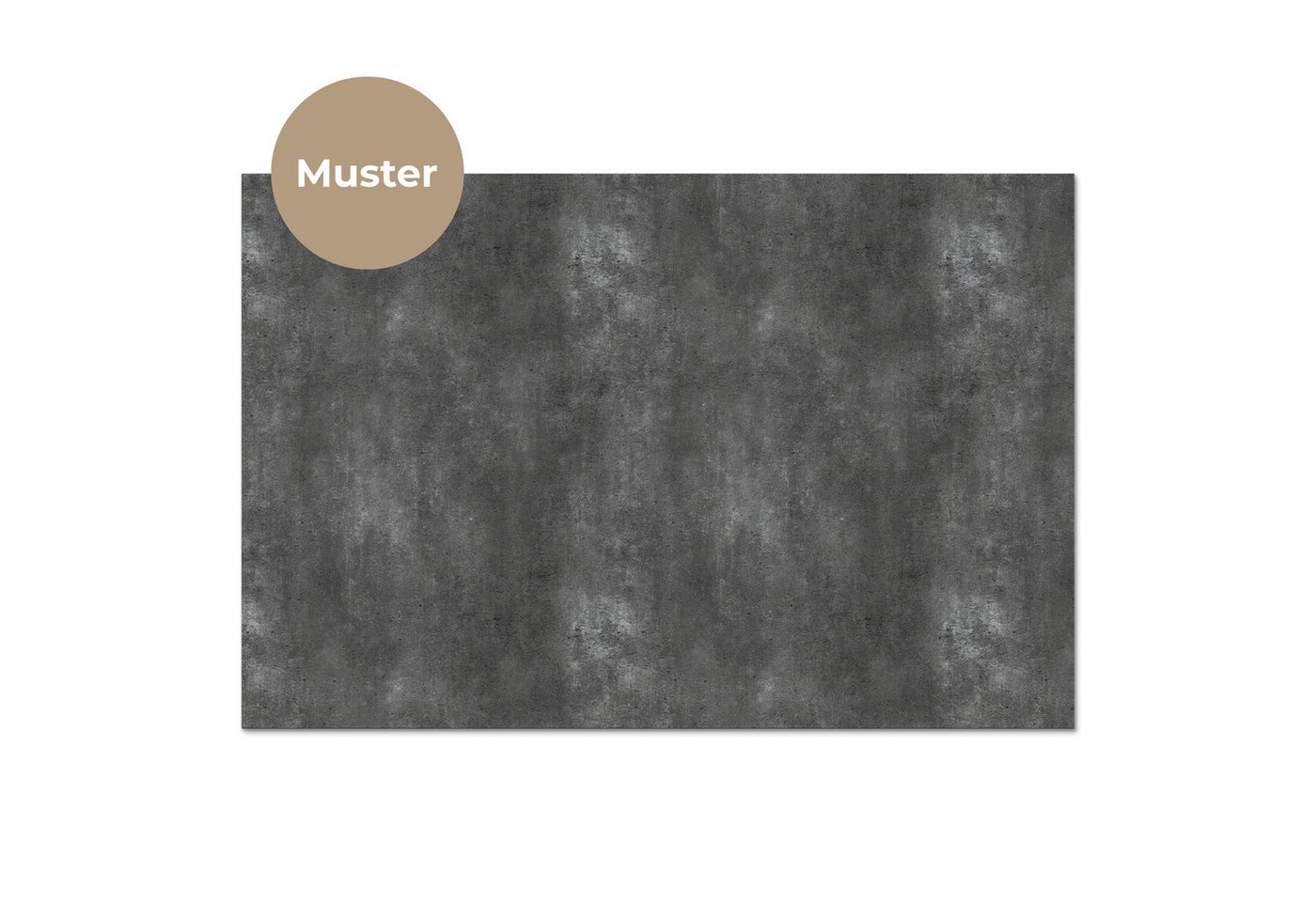 KitchenYeah Küchenrückwand Muster selbstklebend (keine Folie) Dunkelgrau - Roh - Konkret, (1-tlg), Spritzschutz, Küche, Rückwand, Küchenwand, Küchenfront, 30x20 cm