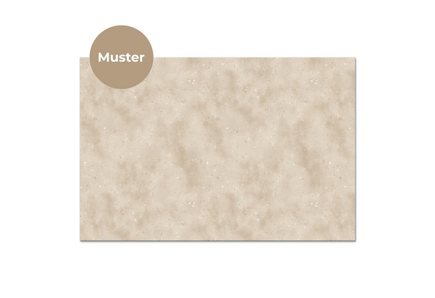 KitchenYeah Küchenrückwand Muster selbstklebend (keine Folie) Textur - Sprenkeln - Beige, (1-tlg), Spritzschutz, Küche, Rückwand, Küchenwand, Küchenfront, 30x20 cm