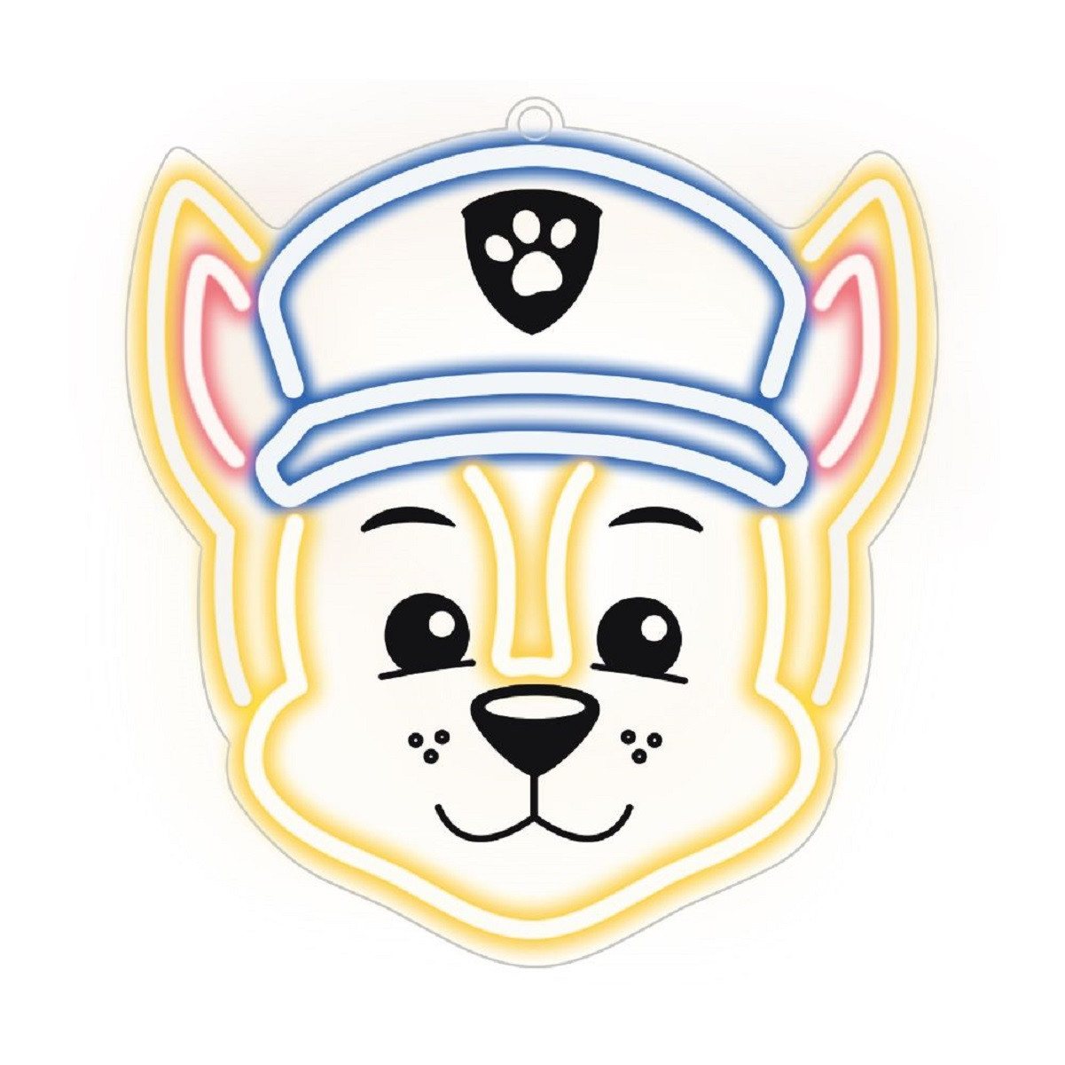 PAW PATROL LED Nachtlicht LED Neon Licht Nachtlicht Dekoration für das Kinderzimmer, LED fest integriert
