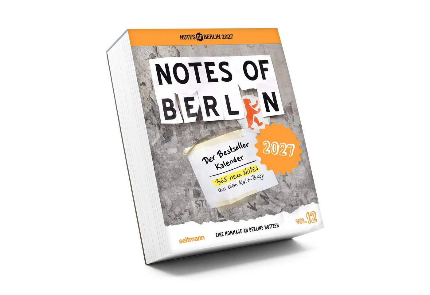 Abreißkalender Notes of Berlin 2027