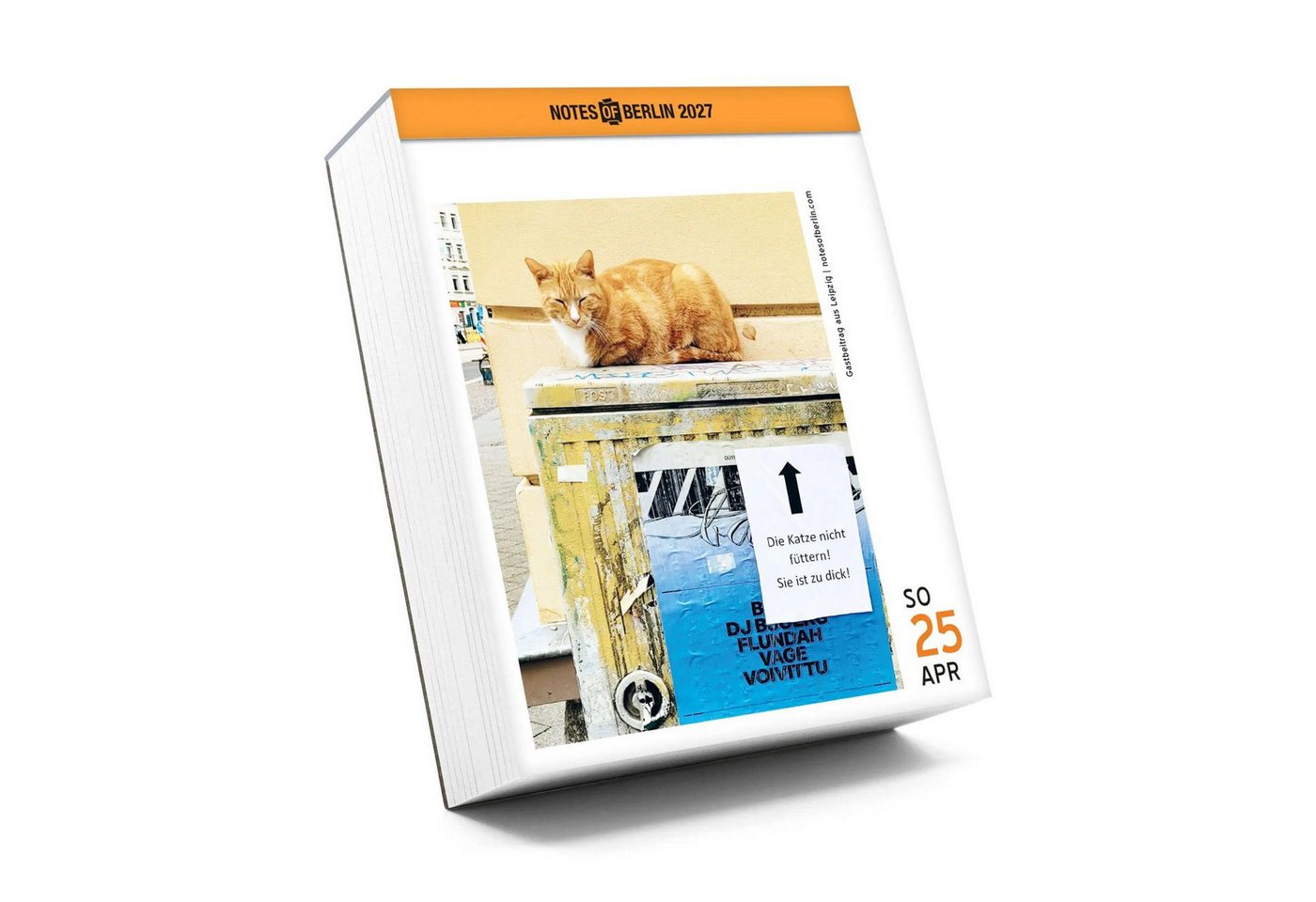Abreißkalender Notes of Berlin 2027 Bild 2