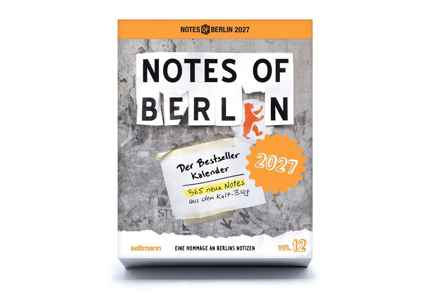 Abreißkalender Notes of Berlin 2027 Bild 3