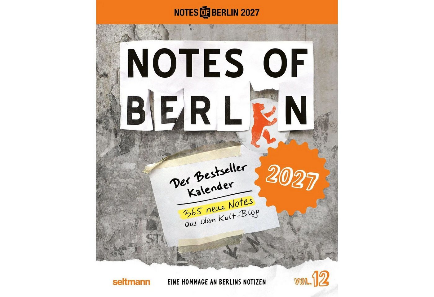 Abreißkalender Notes of Berlin 2027 Bild 5