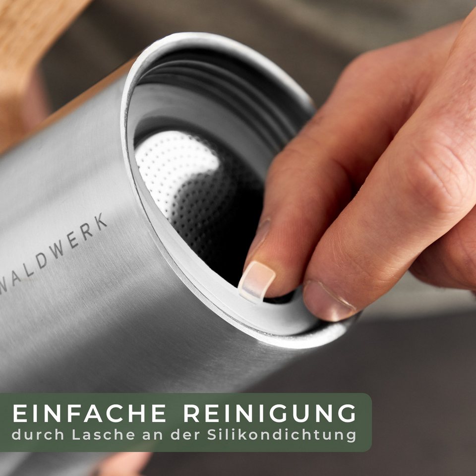 Waldwerk Espressokocher, 300l Kaffeekanne, Espressokocher Induktion für alle Herdarten geeignet