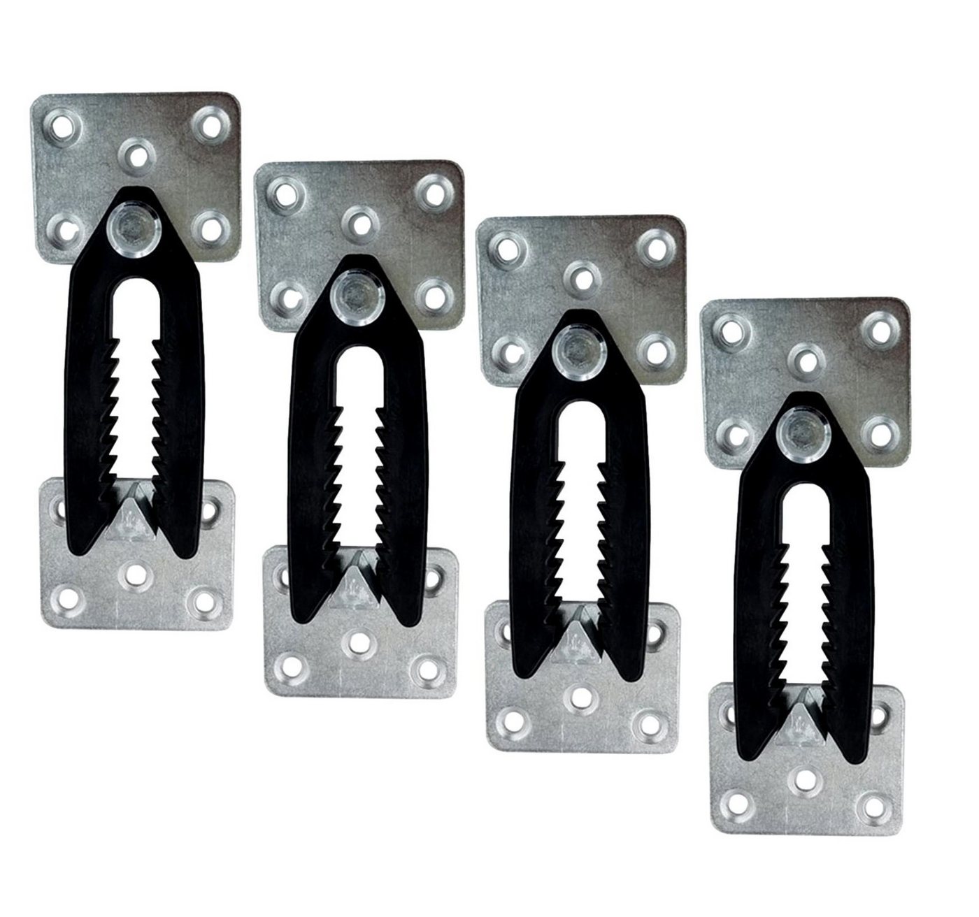 BAYLI Flachverbinder 4 Paar Möbel Steckverbinder, Couchverbinder, Schnapp-Verbinder für Bild 5