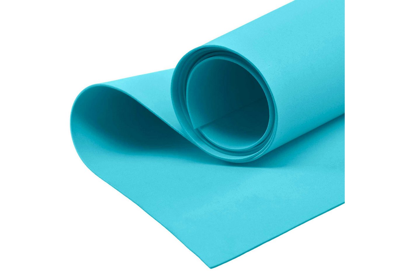 maDDma Moosgummi ab 0,5m Moosgummi 90cm breit Schaumgummi, hellblau Bild 3
