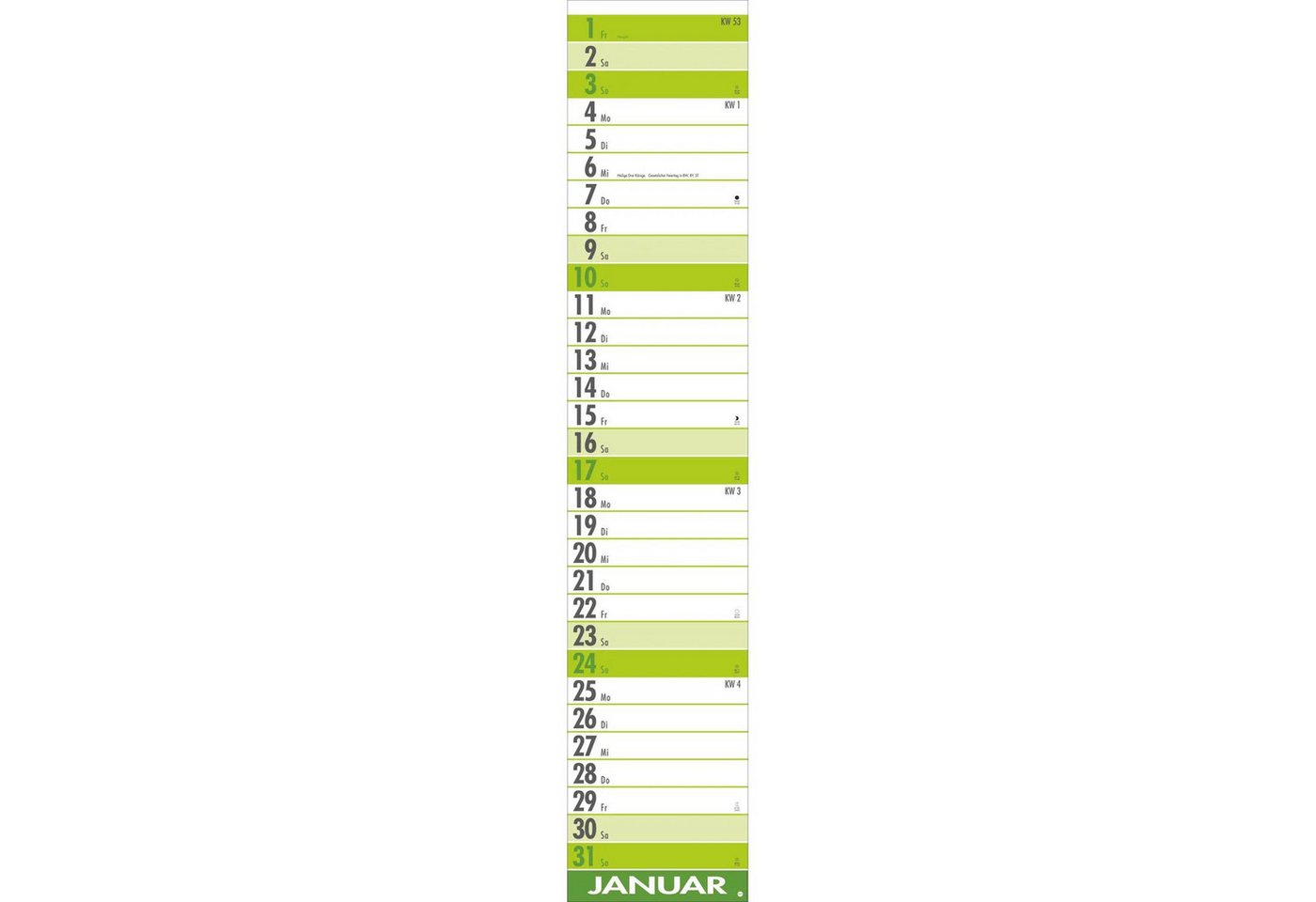 HEYE Wandkalender Supermemo Kalender 2027 Bild 2