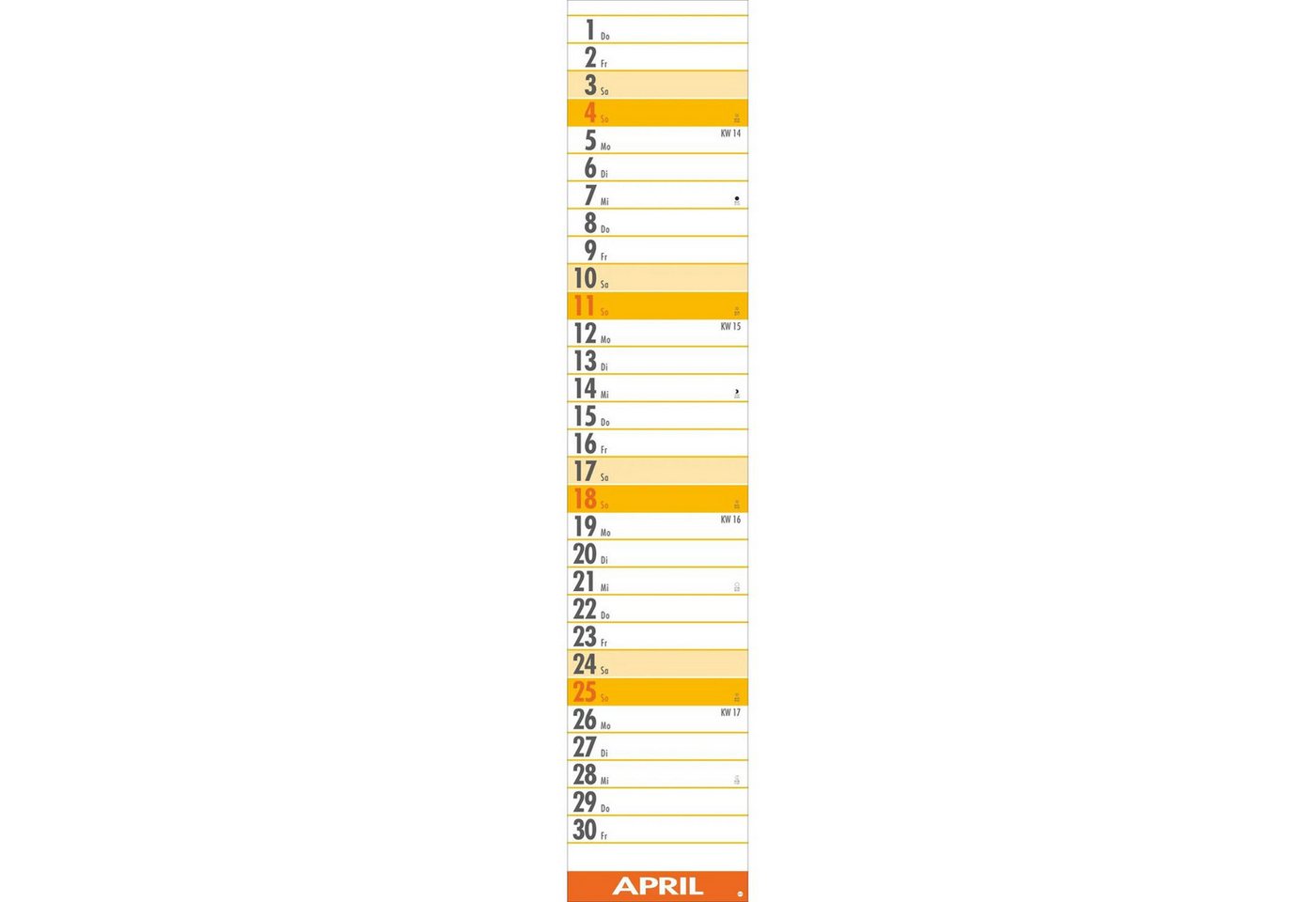 HEYE Wandkalender Supermemo Kalender 2027 Bild 3