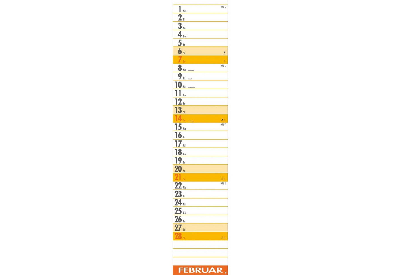 HEYE Wandkalender Supermemo Kalender 2027 Bild 4