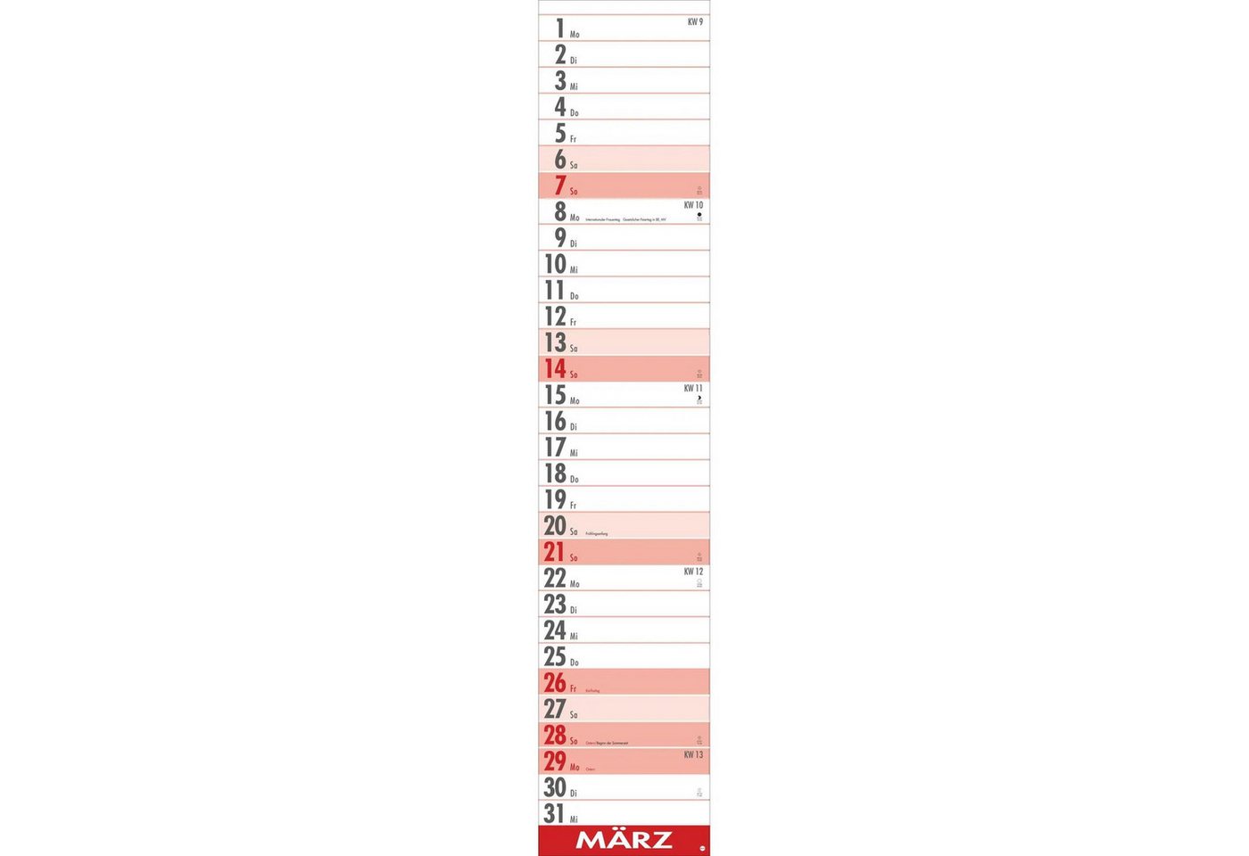 HEYE Wandkalender Supermemo Kalender 2027 Bild 5