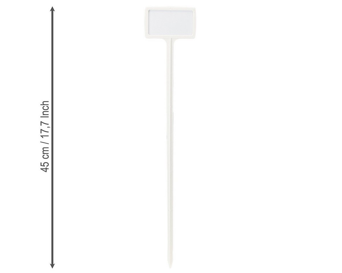 Viana Bastelband Pflanzensteckschild zum Wechseln wetterfest 40cm 10er Set, 10 Stück Bild 3