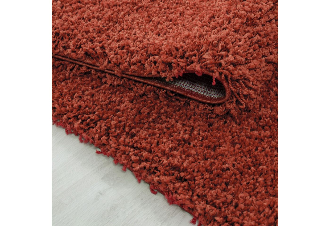 Teppich Boss Teppich Hochflor Teppich Lux Terrakotta, Läufer, Höhe: 30 mm Bild 3