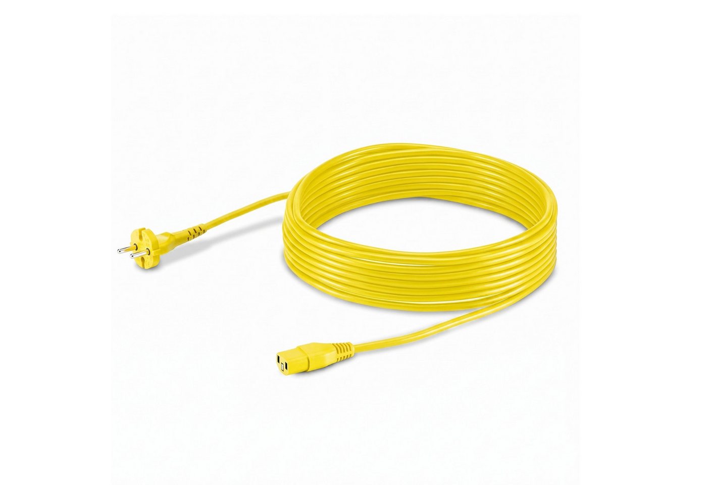 KÄRCHER Staubsauger-Reparaturset Original Kärcher 12 m Netzkabel CV EU 6.650-915.3 Netzkabel Stromkabel, 1-St., 12 m gelbes Gleitflex-/Highflex-Netzkabel