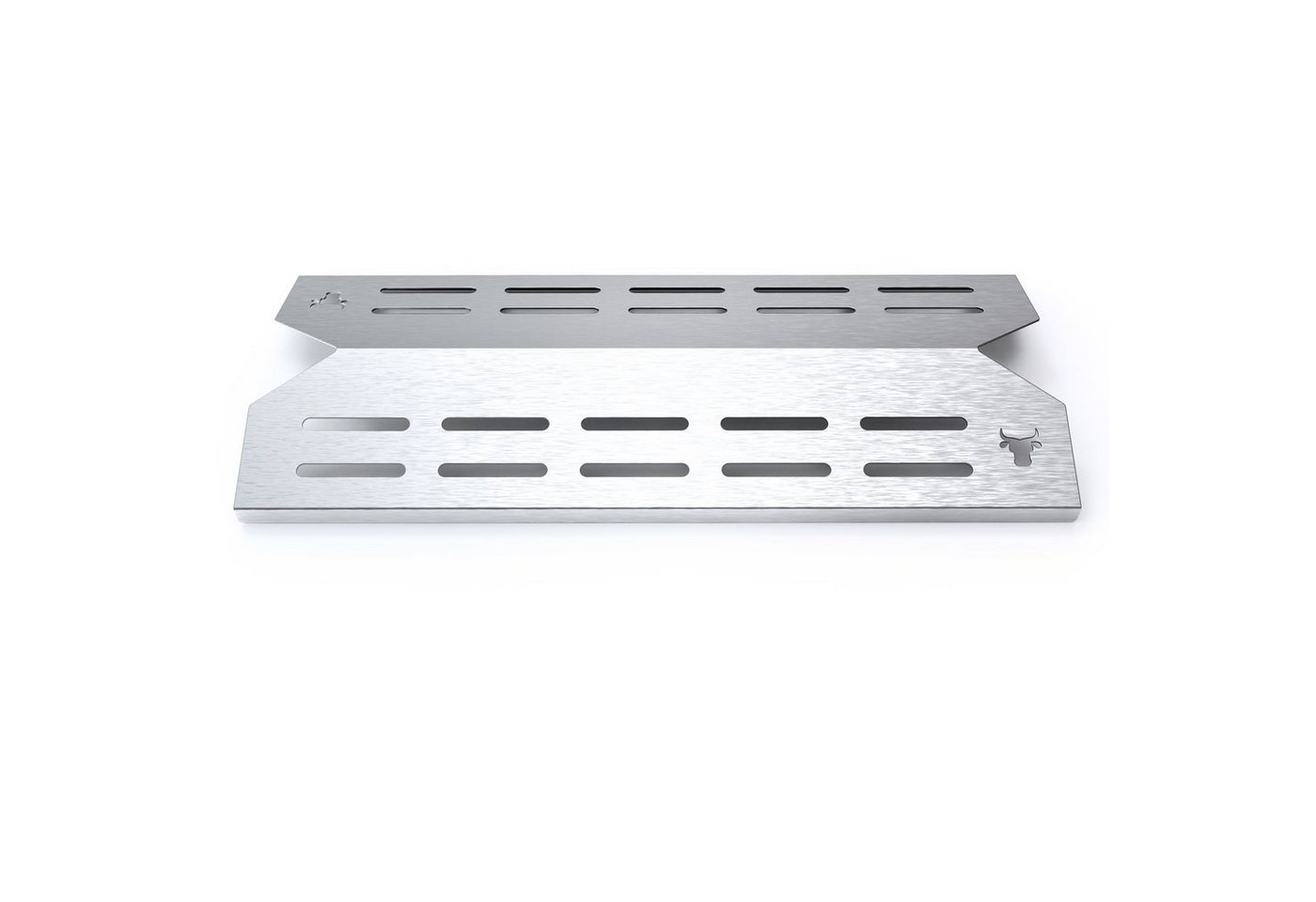 tuning-art Grillerweiterung GA24 Brennerabdeckung Set Edelstahl für Landmann Triton 2.0 und 2.1