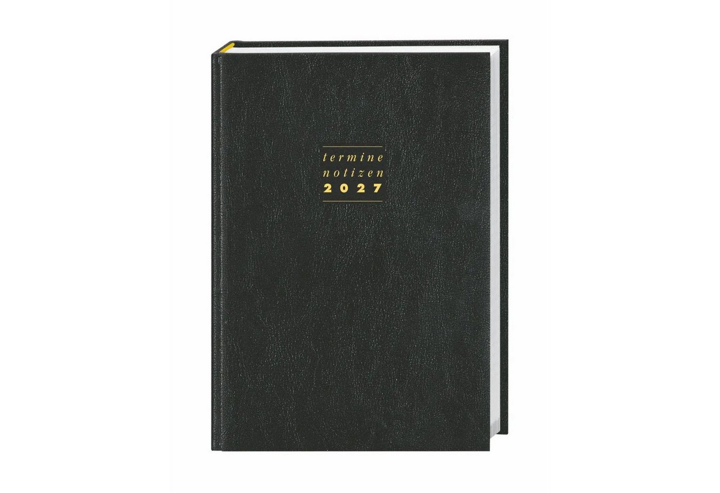 HEYE Taschenkalender Terminer A6, Leder schwarz 2027 Bild 4